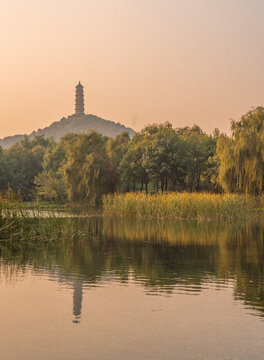 北京玉东公园的风景