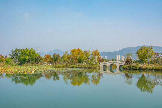 杭州富阳阳陂湖公园