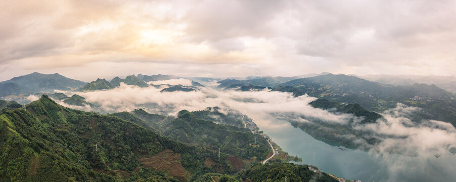 红水河东兰风光