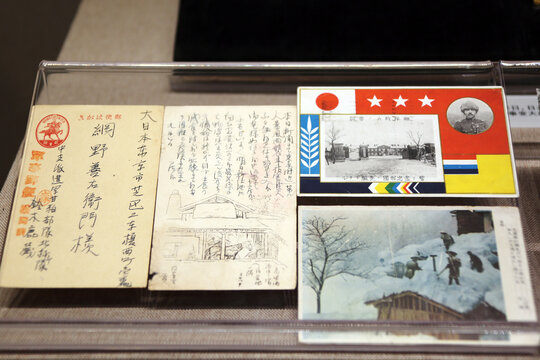 日军的北大营纪念明信片