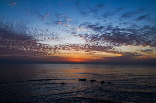 青海湖夕阳