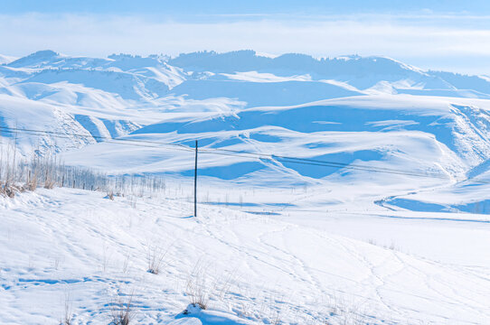 新疆喀纳斯雪景