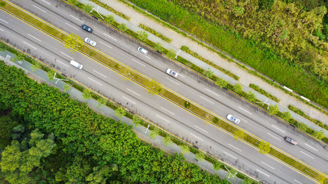 城市交通道路车流