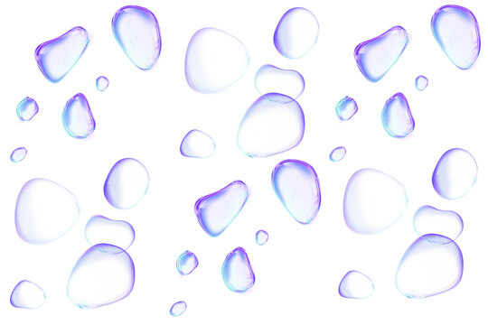 气泡彩色水泡泡背景图