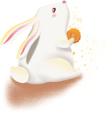 兔子元旦春节新春海报