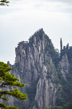 安徽黄山风景区自然风光