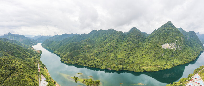 百色天峨红水河风光