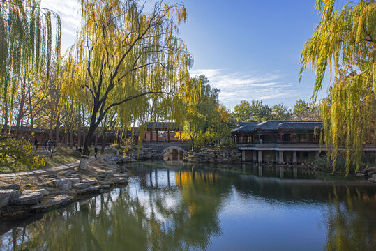 北京中山公园水榭