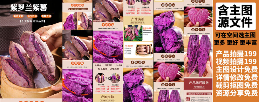 紫罗兰紫薯详情