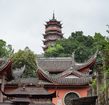 重庆华岩寺建筑景观风光