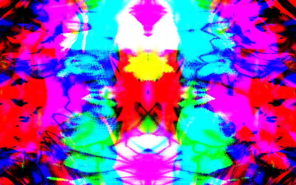 蓝色几何地毯