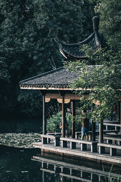 杭州西湖浴鹄湾
