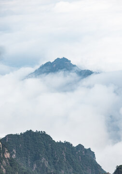 安徽黄山风景区自然风光