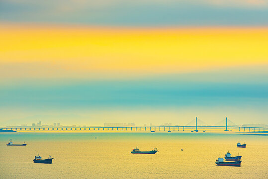 洞头大门大桥美景