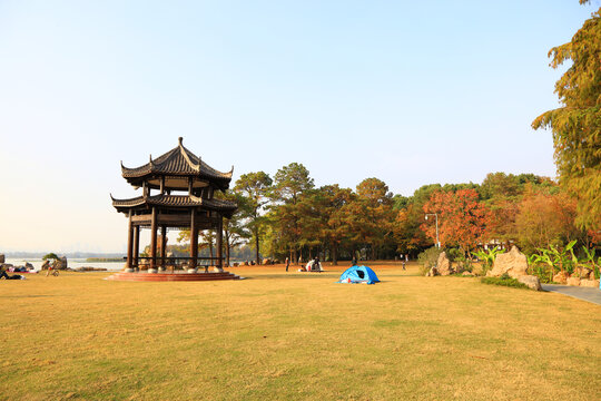 武汉东湖落雁景区