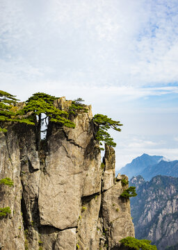 安徽黄山风景区自然风光