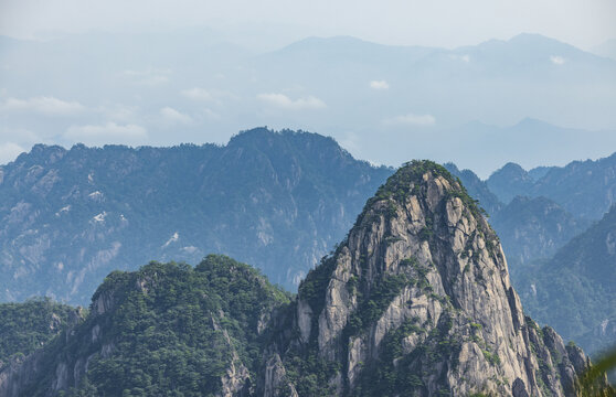 安徽黄山风景区自然风光