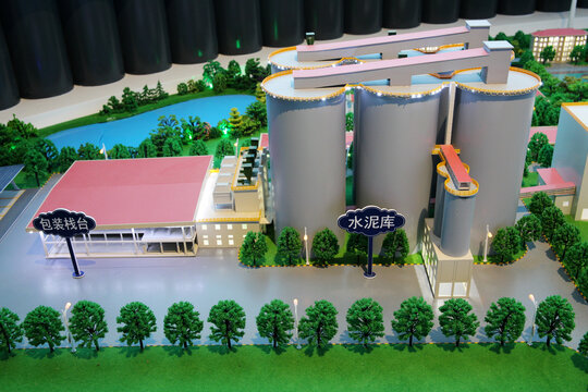 绿色环保水泥厂模型
