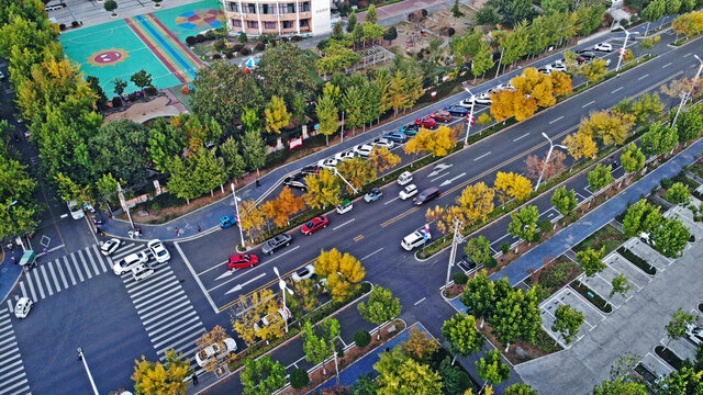 城市道路背景素材