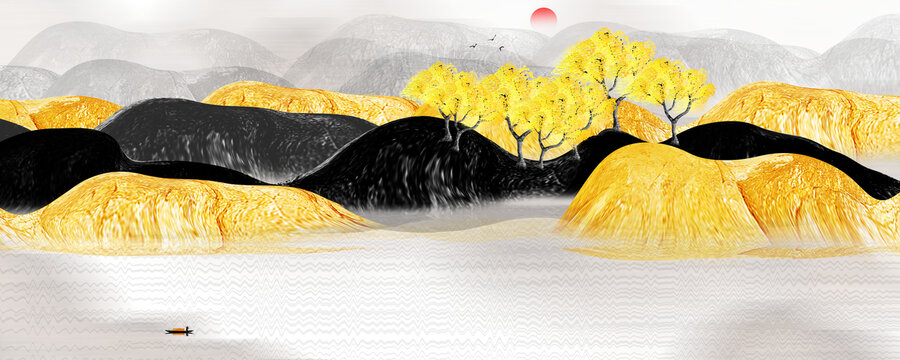 水墨山水