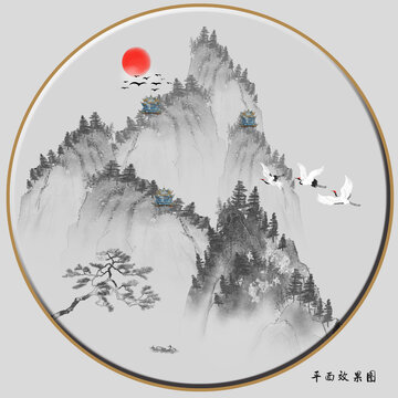 古风山水画