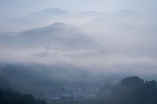 高山云雾