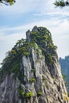 安徽黄山风景区自然风光