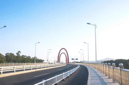 漳州芝山大桥道路景观