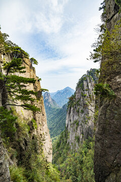 安徽黄山风景区自然风光