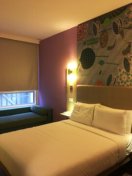 马来西亚的酒店卧房