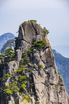 安徽黄山风景区自然风光