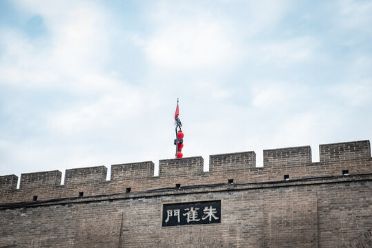 西安城墙朱雀门