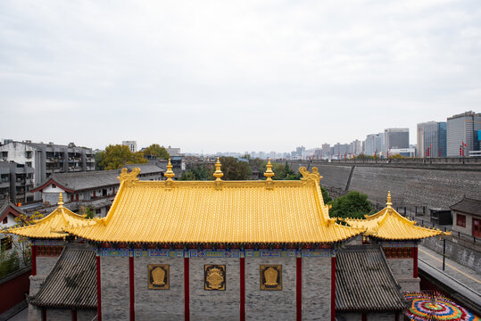 西安城墙风景
