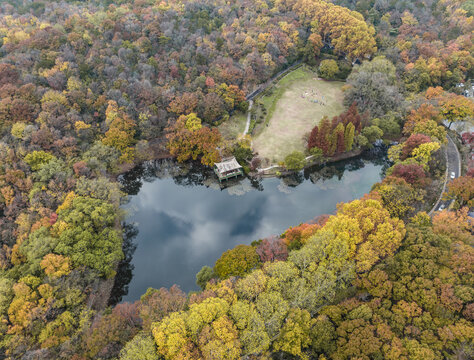 南京中山陵流微榭