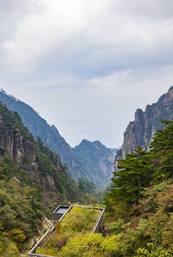 安徽黄山风景区自然风光