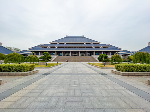 湖北省博物馆展厅展馆大楼外景