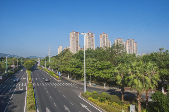 漳州江滨路风景