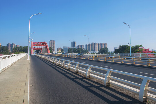漳州水仙花大桥桥上风景