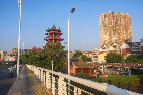 漳州战备大桥桥头建筑风景