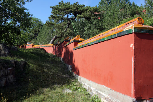 承德普陀宗乘之庙的红墙