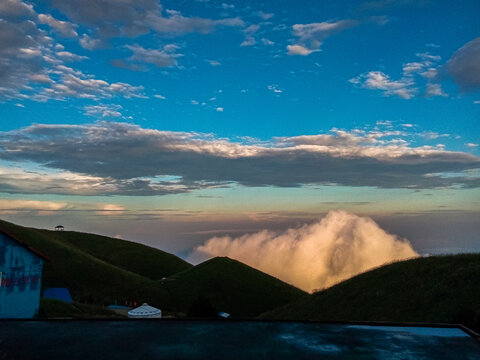 武功山秋景