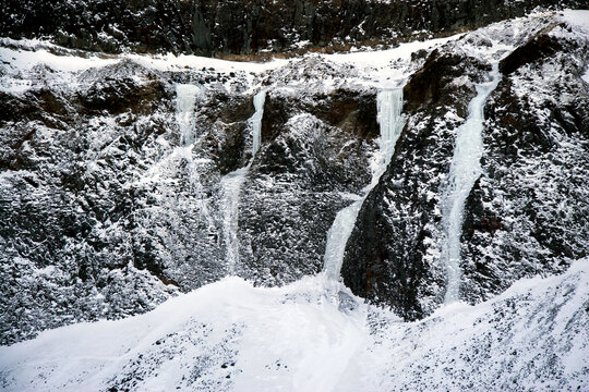 冰雪长白山景色