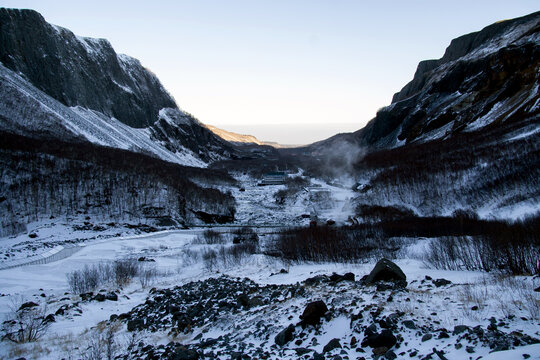 冰雪长白山远眺