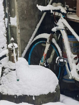 旧时光老物件雪景回忆