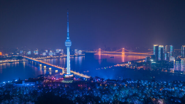 汉阳滨江夜景