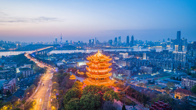 武昌黄鹤楼夜景