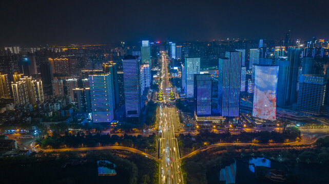 武汉徐东大街夜景