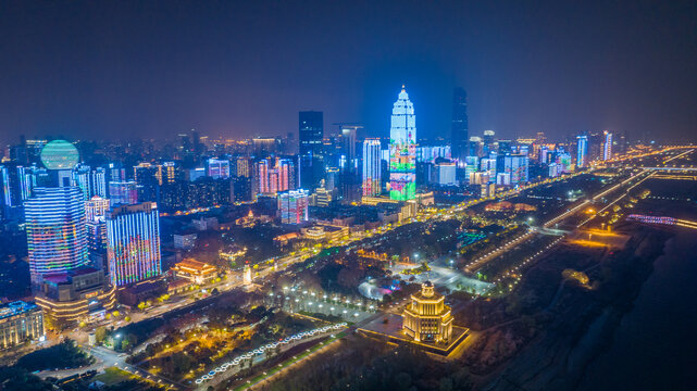 汉口滨江夜景