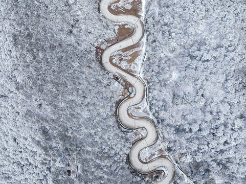 江西庐山风景区雪景风光