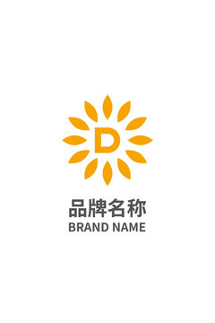 D型logo